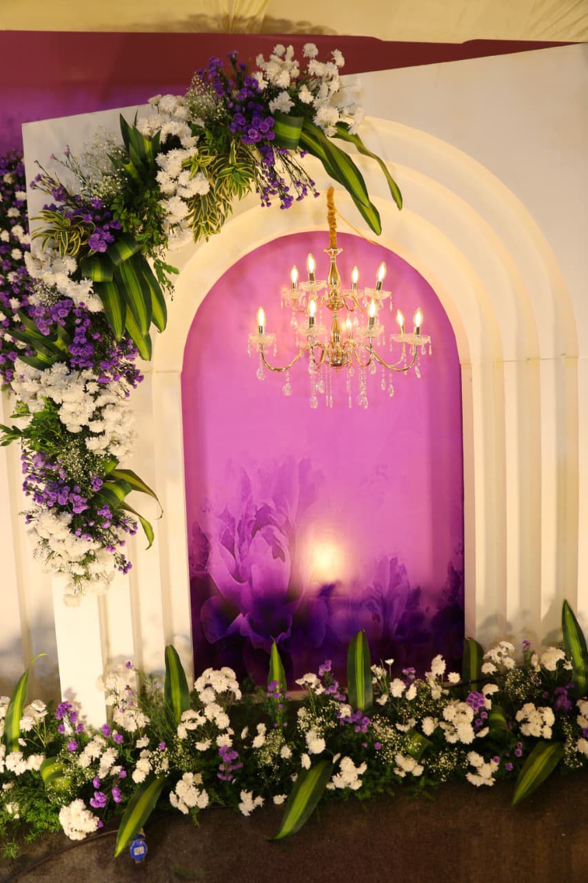 reception stage decoration chennai